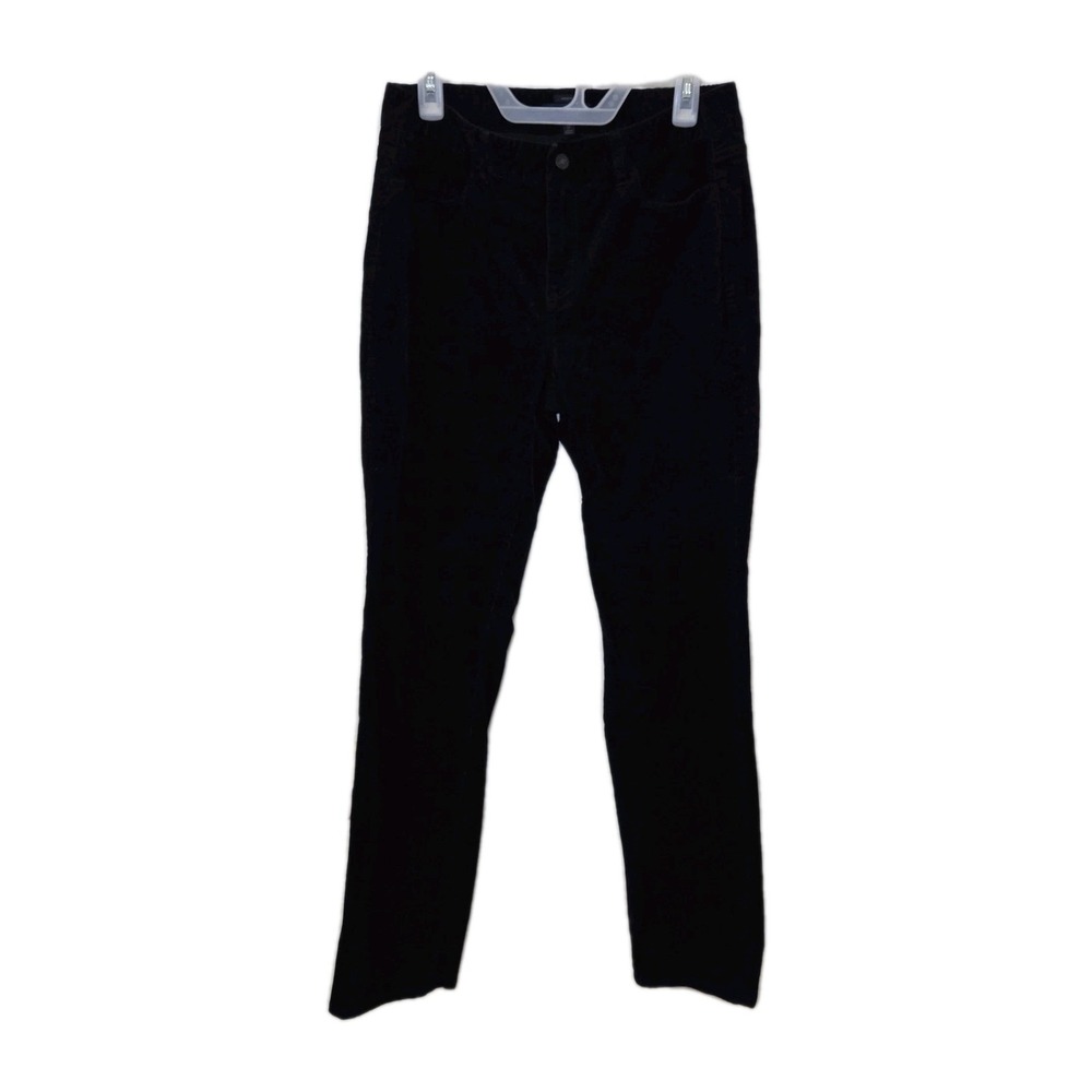 Talbots Heritage Womens Corduroy Pants Size 10 Navy Blue Mid-Rise Pockets